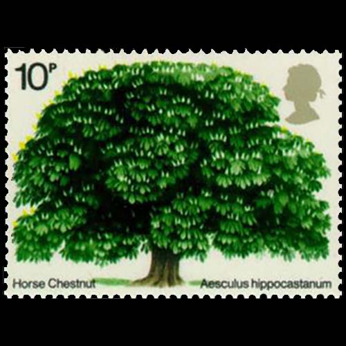 United Kingdom postage - Aesculus hippocastanum (Horse chestnut)