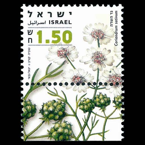 Israel postage - Coriandrum sativum (Cilantro)