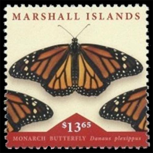 Marshall Islands postage - Danaus plexippus (Monarch butterfly)