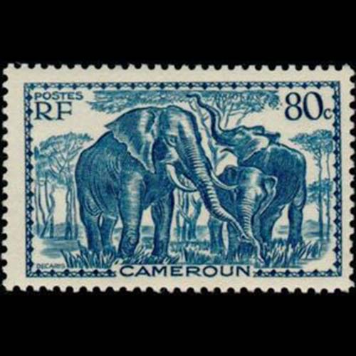 Cameroon postage - Loxodonta africana (African bush elephant)