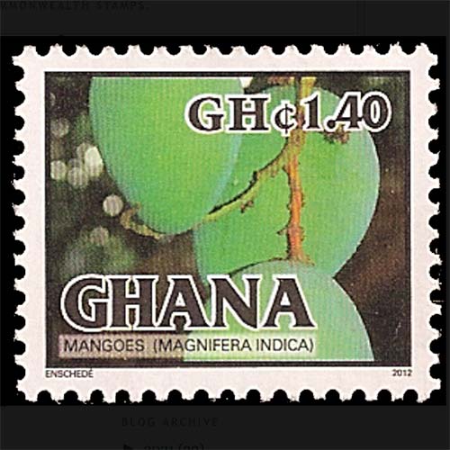 Ghana postage - Mangifera indica (Mango)