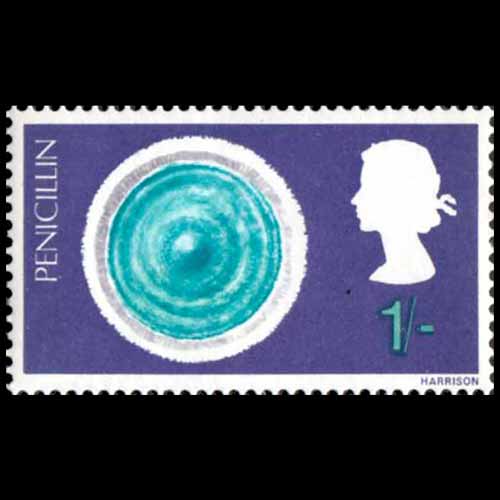 United Kingdom postage - Penicillium chrysogenum (Penicillium)