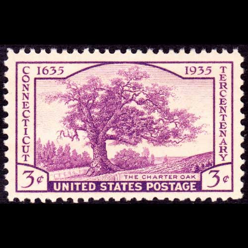 United States postage - Quercus alba (White oak)