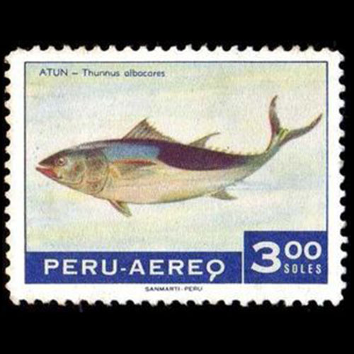 Peru postage - Thunnus albacares (Yellowfin tuna)