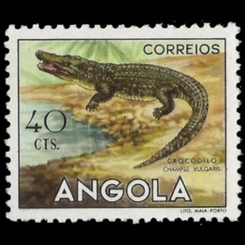 Angola postage - Crocodylus niloticus (Nile crocodile)