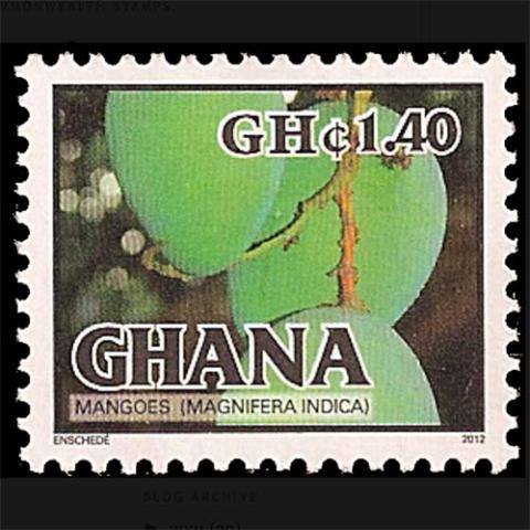 Ghana postage - Mangifera indica (Mango)