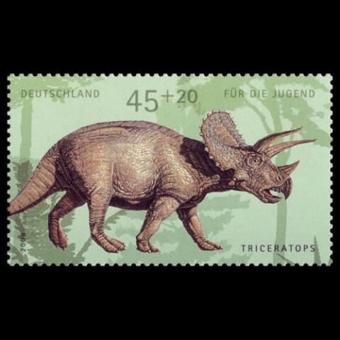 Germany postage - Triceratops Horridus