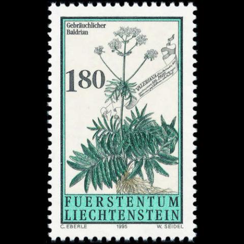 Liechtenstein postage  - Valeriana officinalis (Valerian)