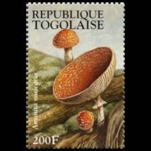 Togo postage - Amanita muscaria (Fly agaric)