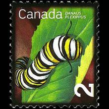 Canada postage - Danaus plexippus (Monarch butterfly)
