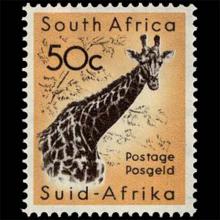 South Africa postage - Giraffa camelopardalis (Northern giraffe)