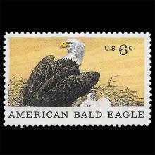 United States postage - Haliaeetus leucocephalus (Bald eagle)