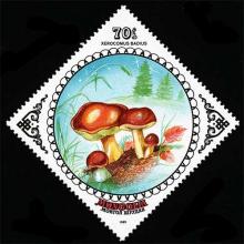 Mongolia postage  - Imleria badia (Bay bolete)