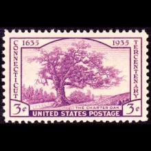 United States postage - Quercus alba (White oak)